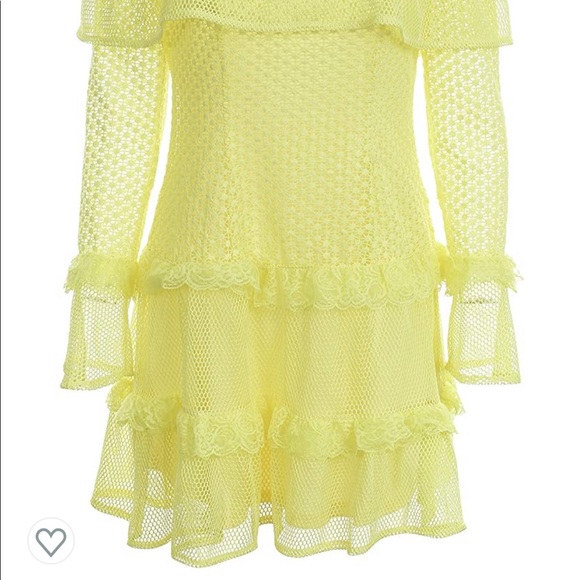 Yellow off shoulder dress - Picture 4 of 11